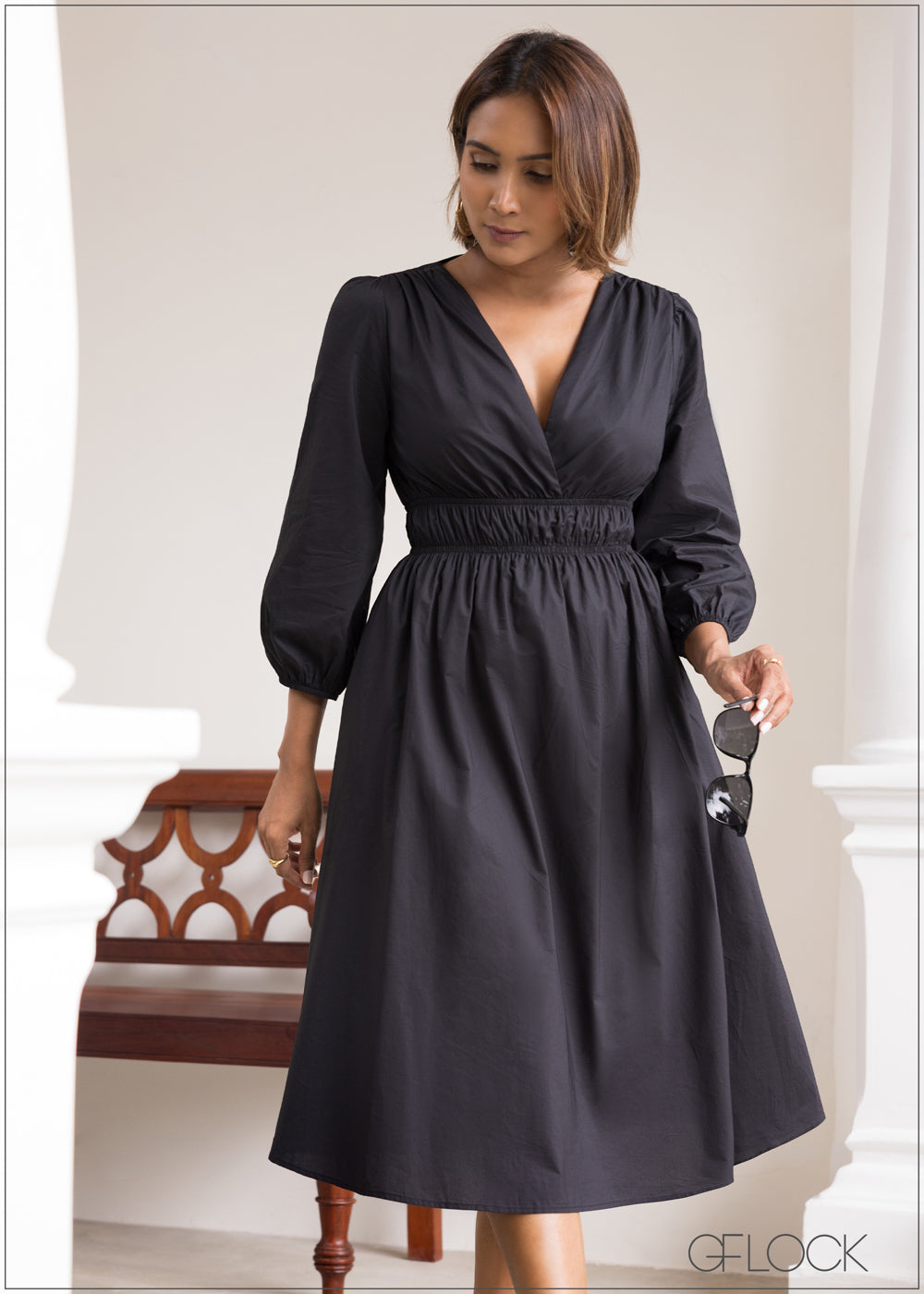 Waist Detail Dress - 230525