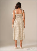 Flared Midi Dress - 130326