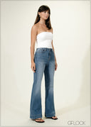 Light Blue Bootcut Jean - Short Length - 030626