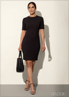 Basic Rib Dress - 120224