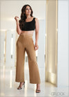 High Waisted Straight Leg Pant - 01 - 271023