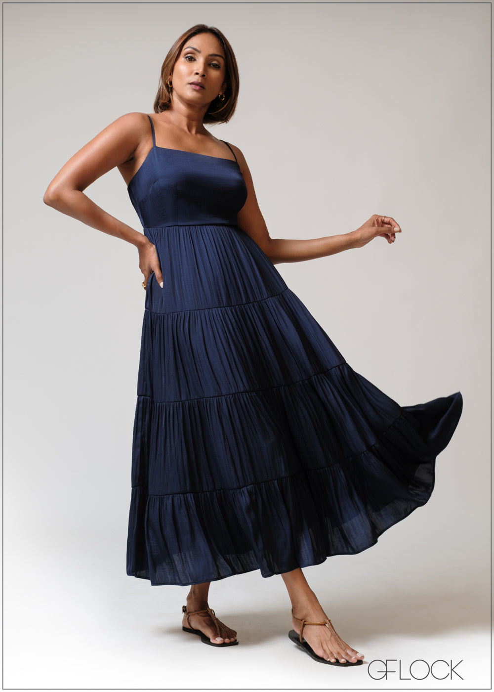 Tiered Midi Dress - 230625