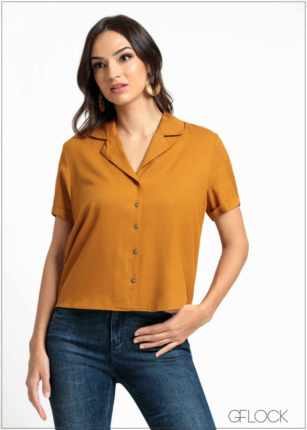 Camp Collar Blouse - 100325