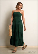 Tiered Strappy Dress - 090525
