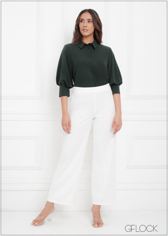 Wide Leg Pant - Short Length - 150923