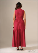 Sleeveless Tiered Dress - 130326