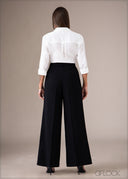 High Waist Pleated Pant - Long Length - 060326