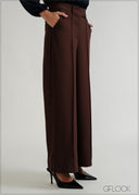 Straight Leg Pintuck Pant - 070926