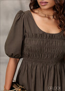 Cotton Midi Dress - 020326
