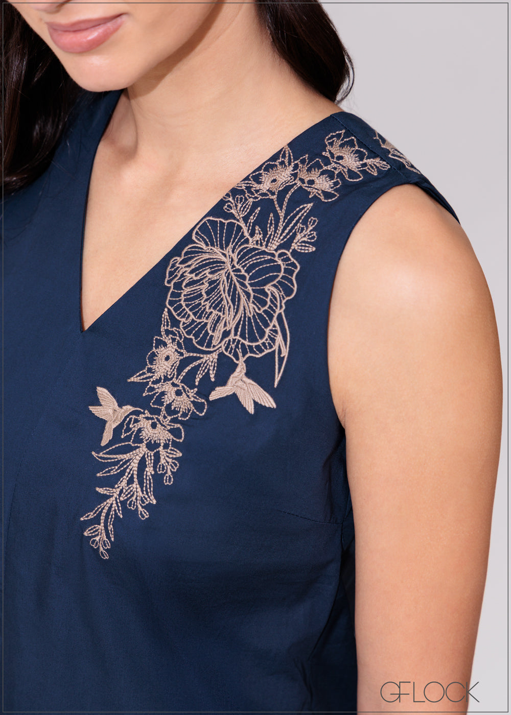 Slit Detail Dress - 300425