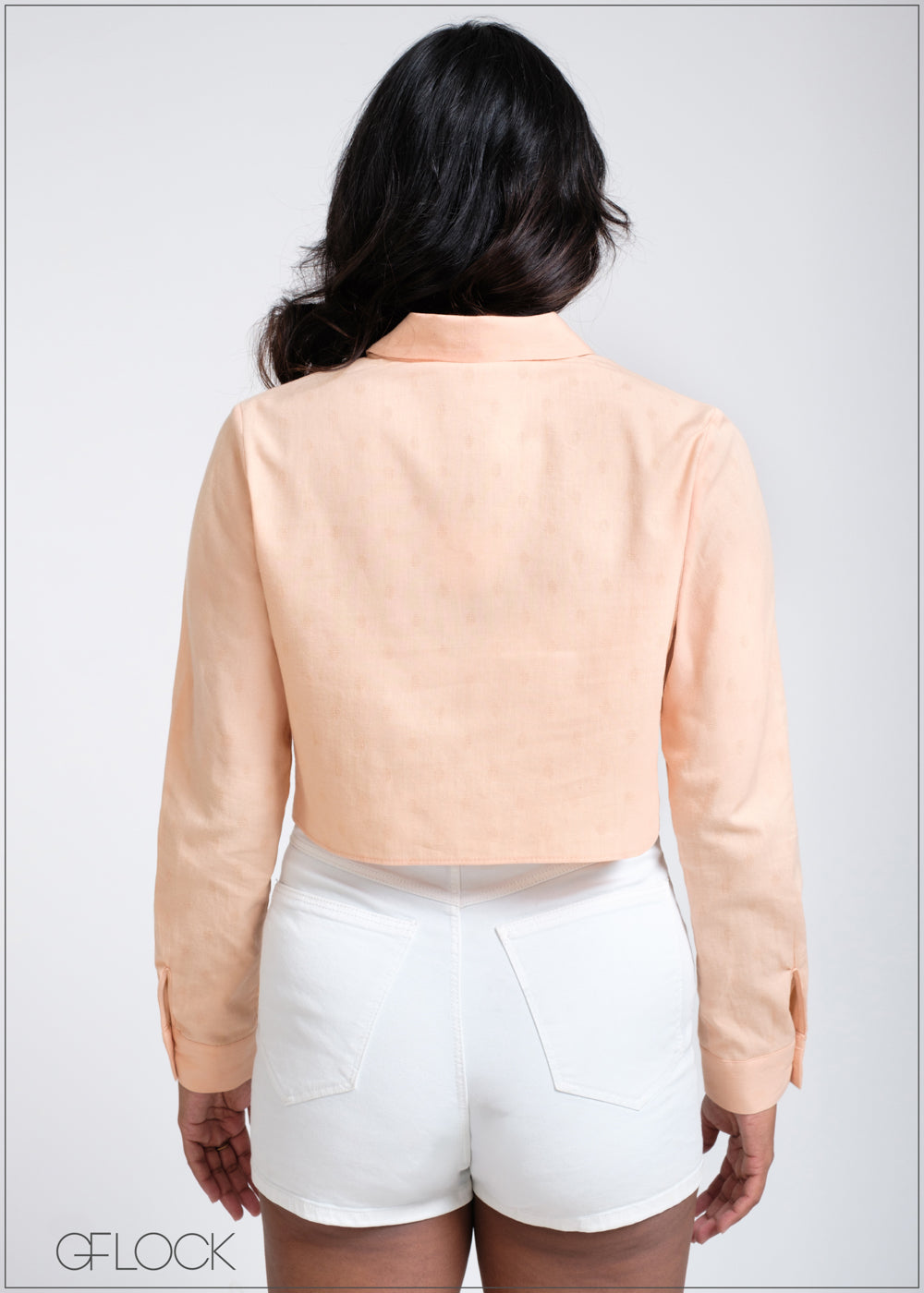 Long Sleeve Crop Shirt - 260525