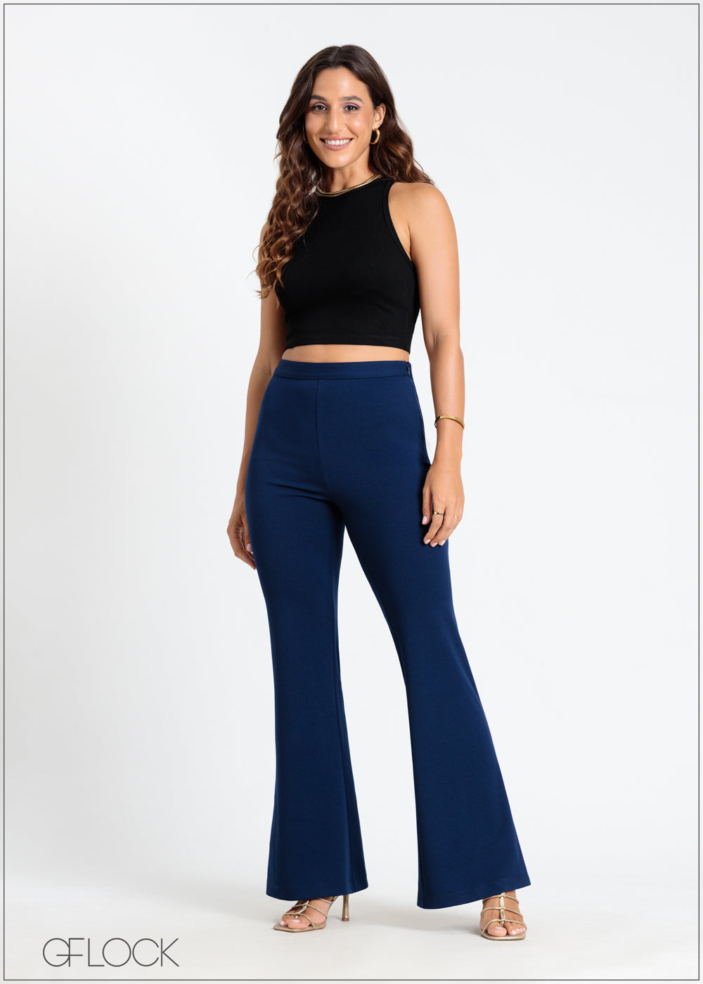 High Waisted Bootleg Pant - 141024