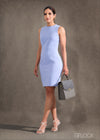 Sheath Dress With Seam Details - 260124