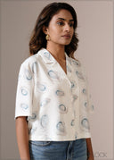 Printed Crop Shirt - 121026