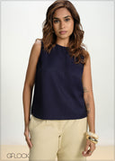 Sleeveless Basic Top - 130826