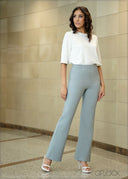 High Waist Bootleg Pant- Short Length - 270923