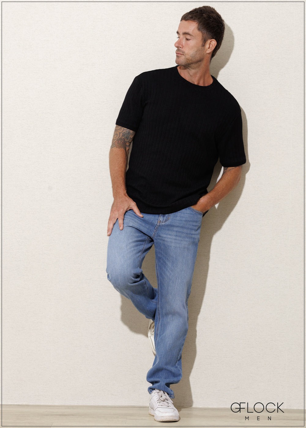 Textured T-Shirt - 180625