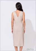 Slit Detail Dress - 300425
