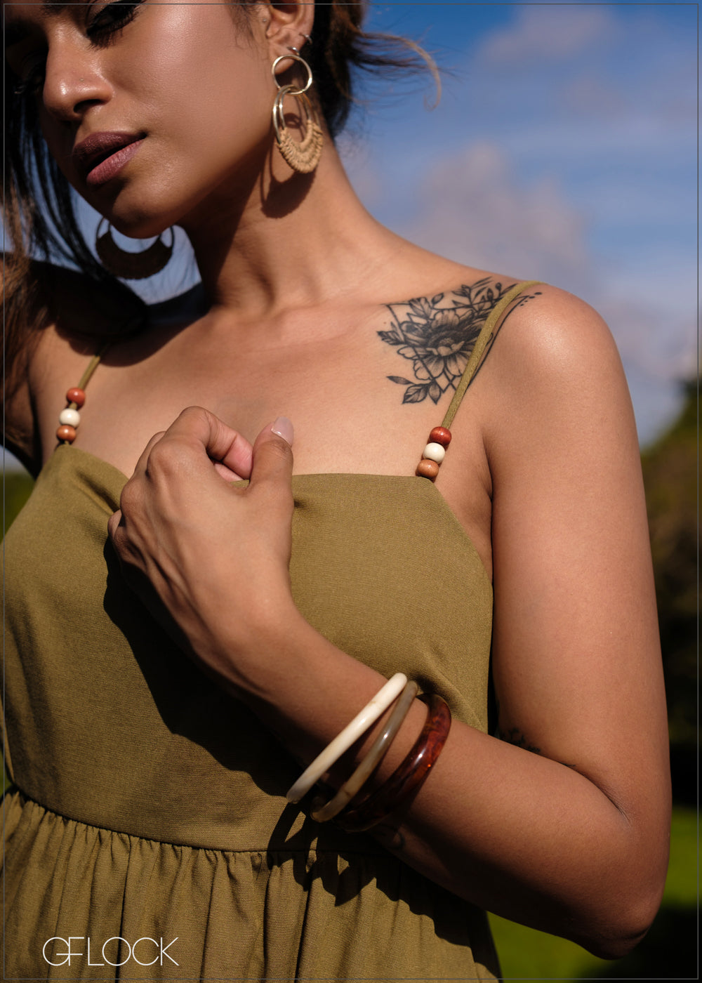 Beaded Strappy Maxi Dress - 171025