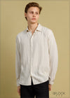 Relax Fit Stripe Linen Shirt - 030724 - 02