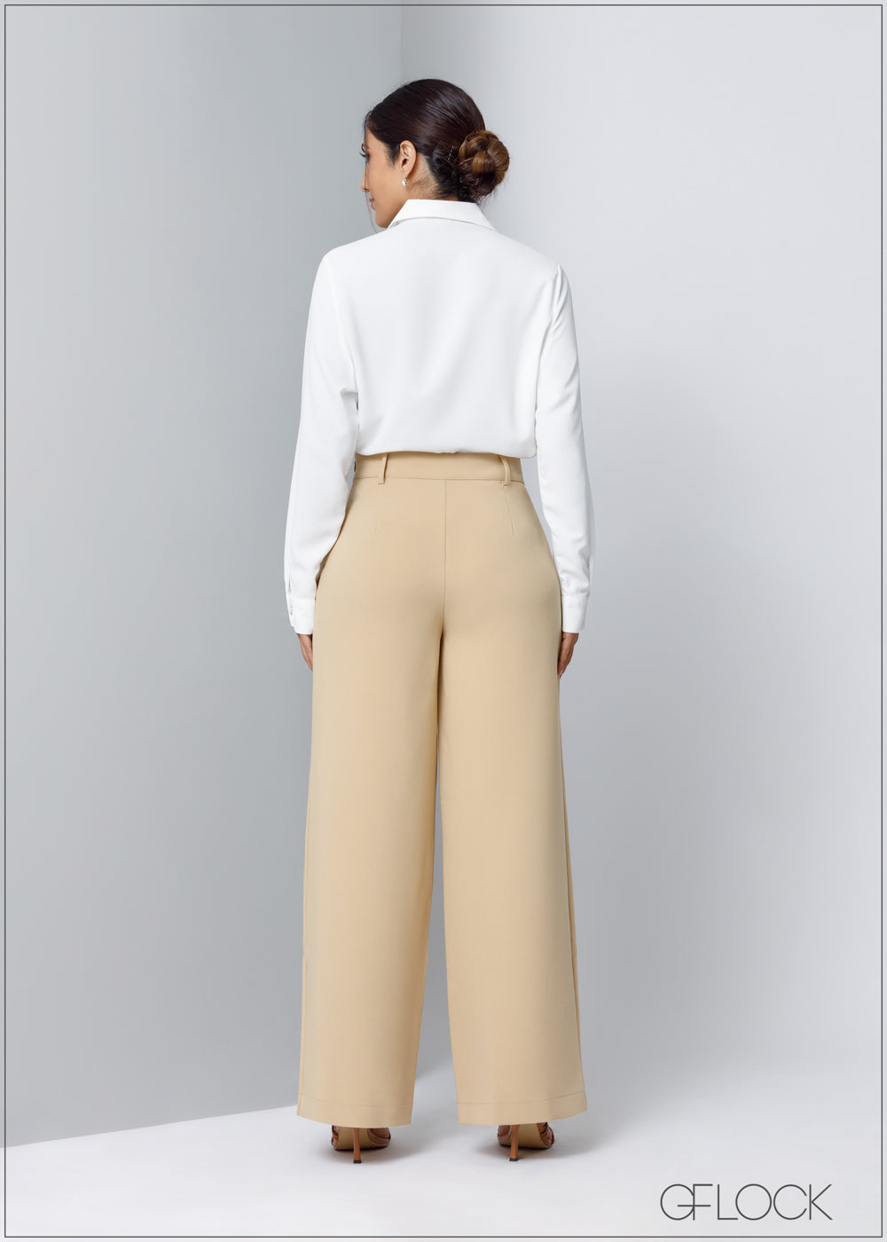 High Waisted Pleated Pant - 120623