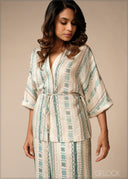 Printed Wide Leg Pant - 100426