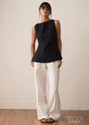 Boat Neck Tunic Top - 030426