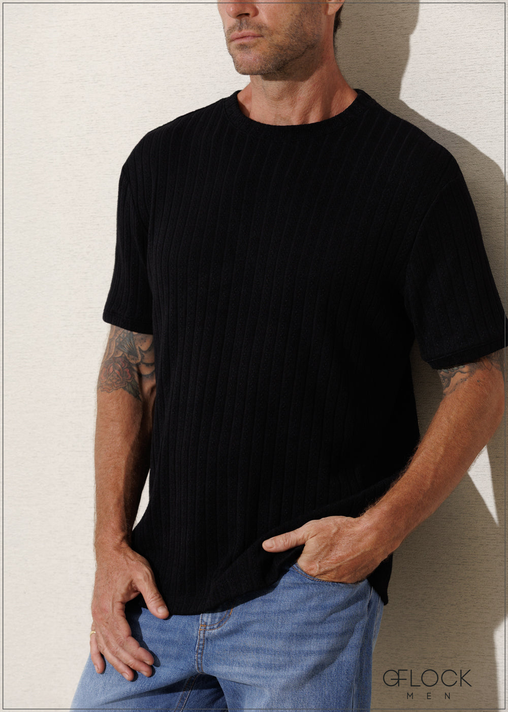 Textured T-Shirt - 180625