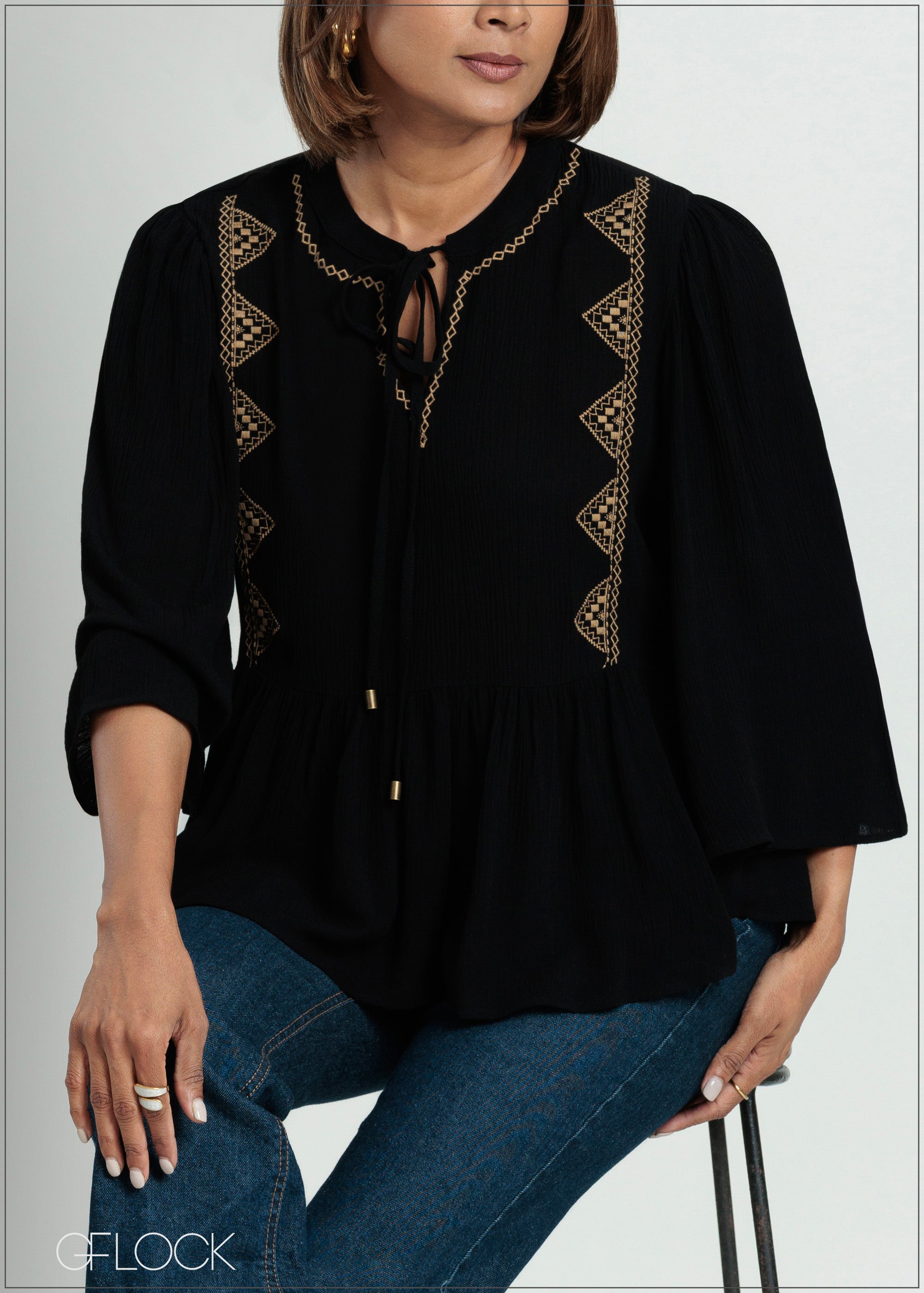 Embroidery Top - 090725