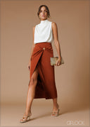 Cowl Neck Top - 170826