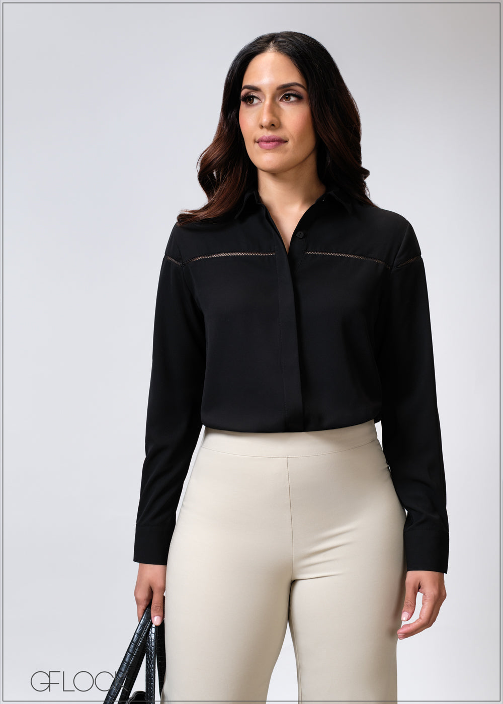 Top With Lace Trim - 020625