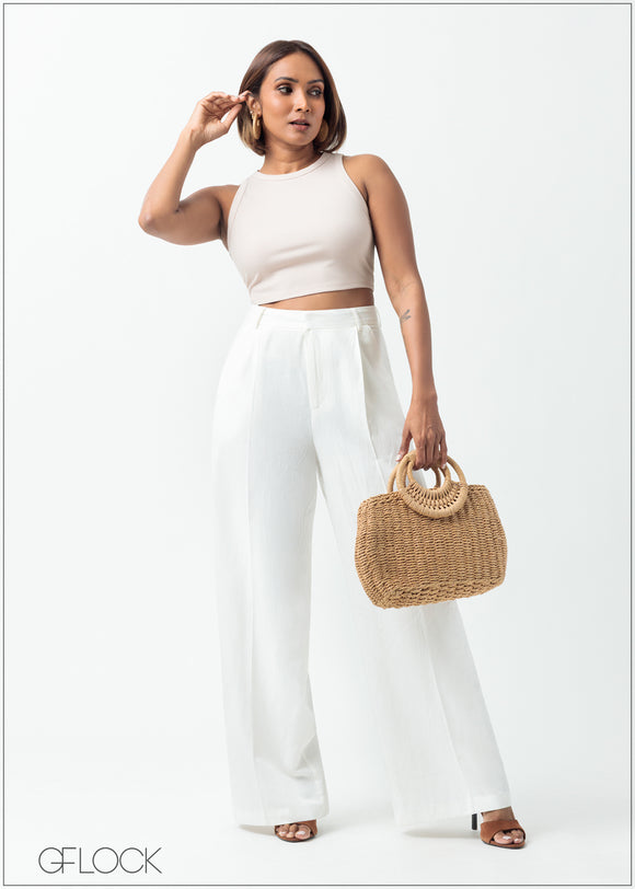 Sleeveless Rib Top - 160625