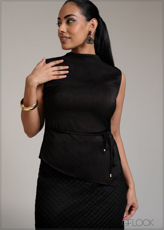 Sleeveless Wrap Top - 311025