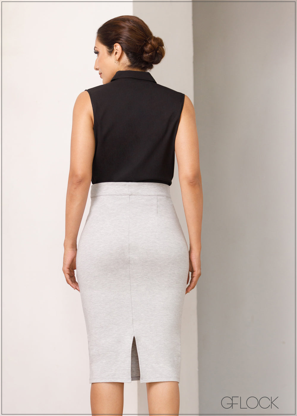 High Waist Pencil Skirt - 251023