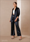 Long Sleeved Velvet Cardigan - 011223