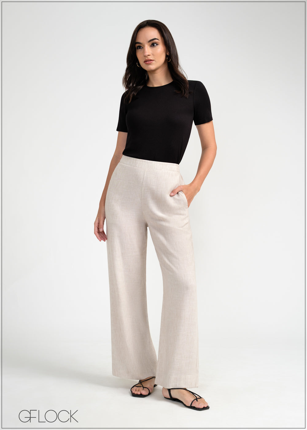 Short Sleeve Ribbed T-Shirt - 050925