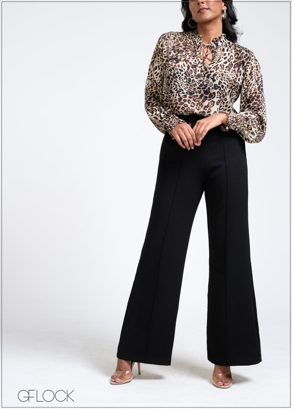 High Waist Bootleg Pant - 260525