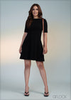 Short Sleeve Skater Dress - 050724