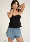 Lace Detail Top - 030826