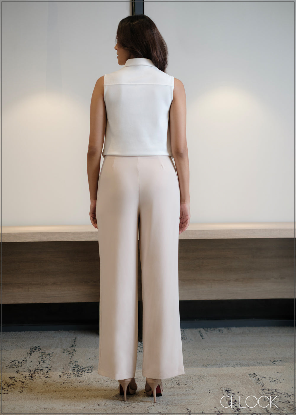 Front Dart Detail Flare Pant - 140823