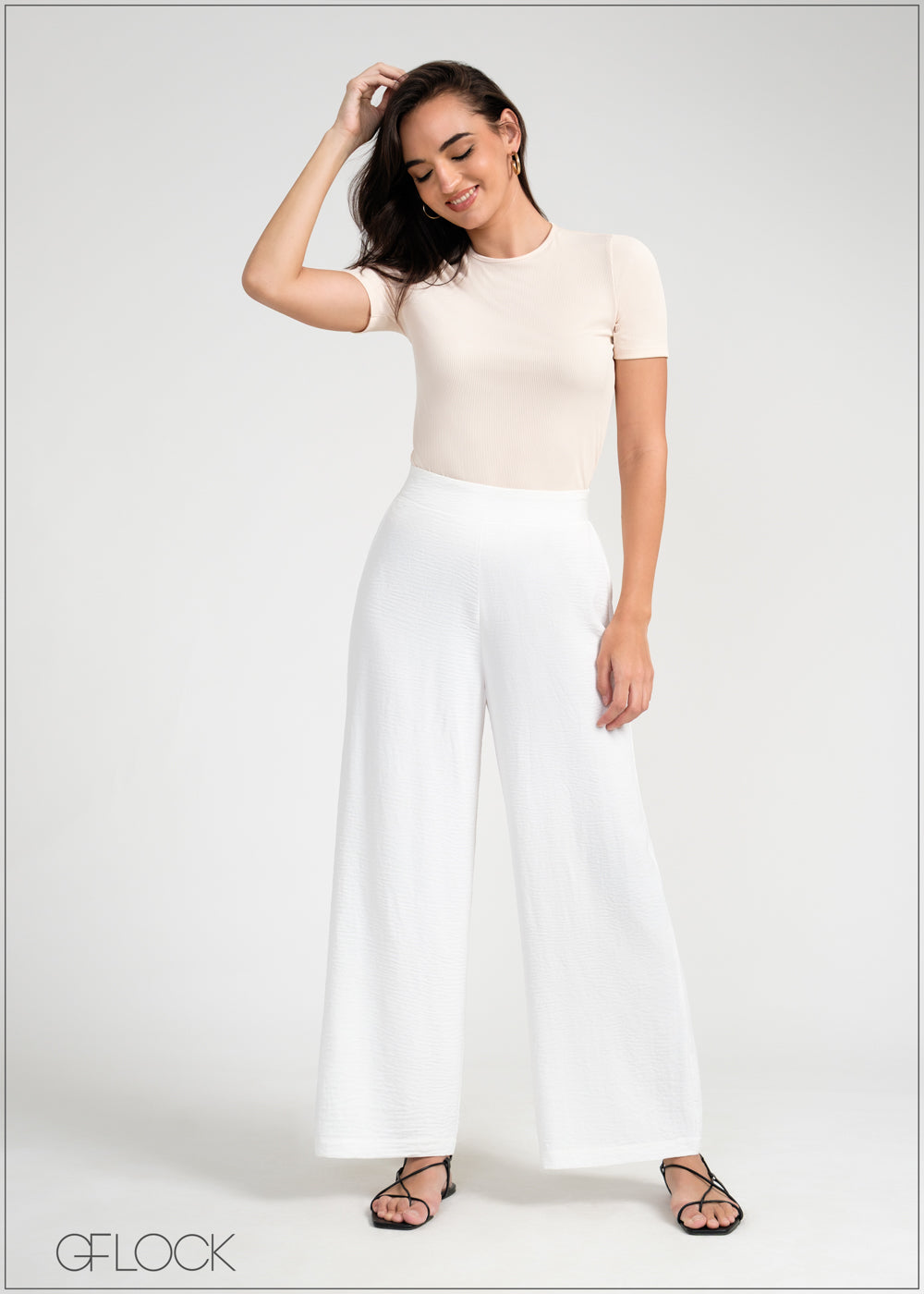 Short Sleeve Ribbed T-Shirt - 050925