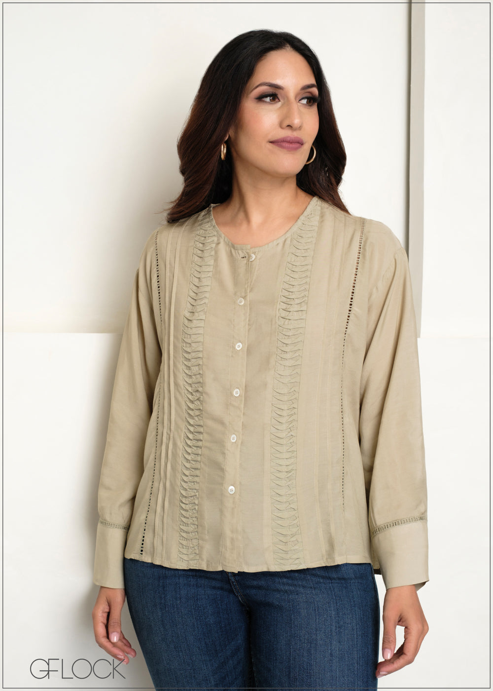 Origami Detail Shirt - 140625