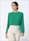 Long Sleeved Basic Top - 140623