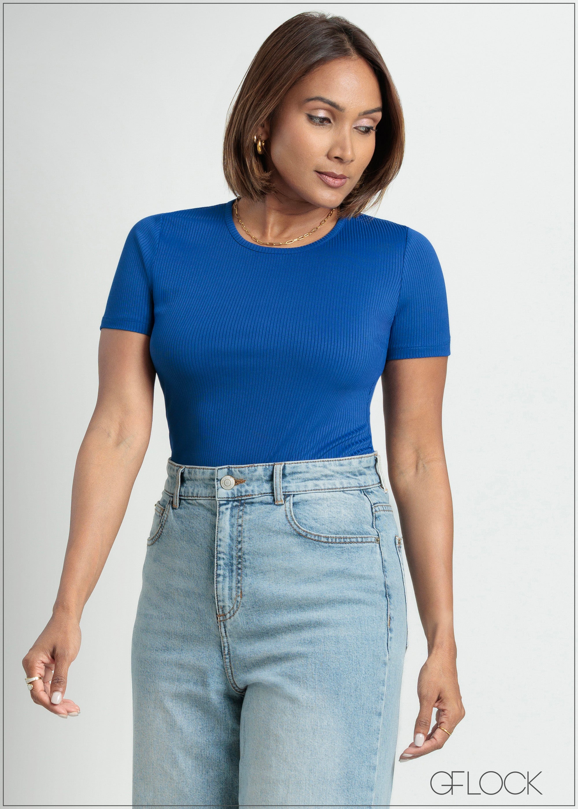 Round Neck Bodysuit - 090725