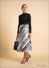 Printed Midi Skirt - 250324