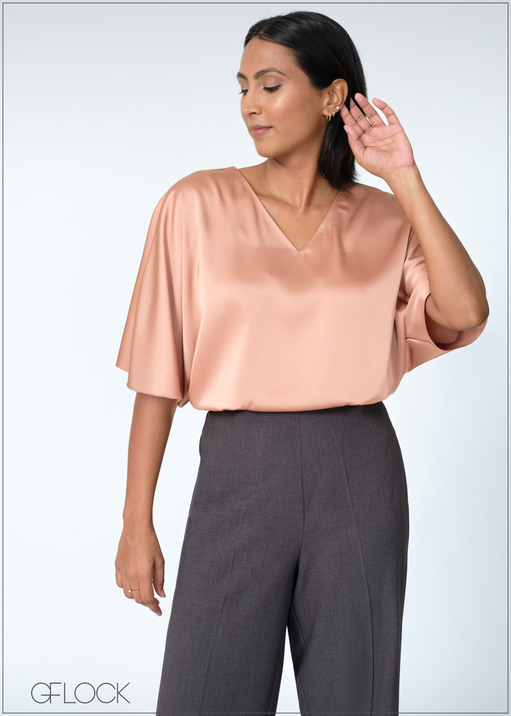 Basic Satin Top - 200625