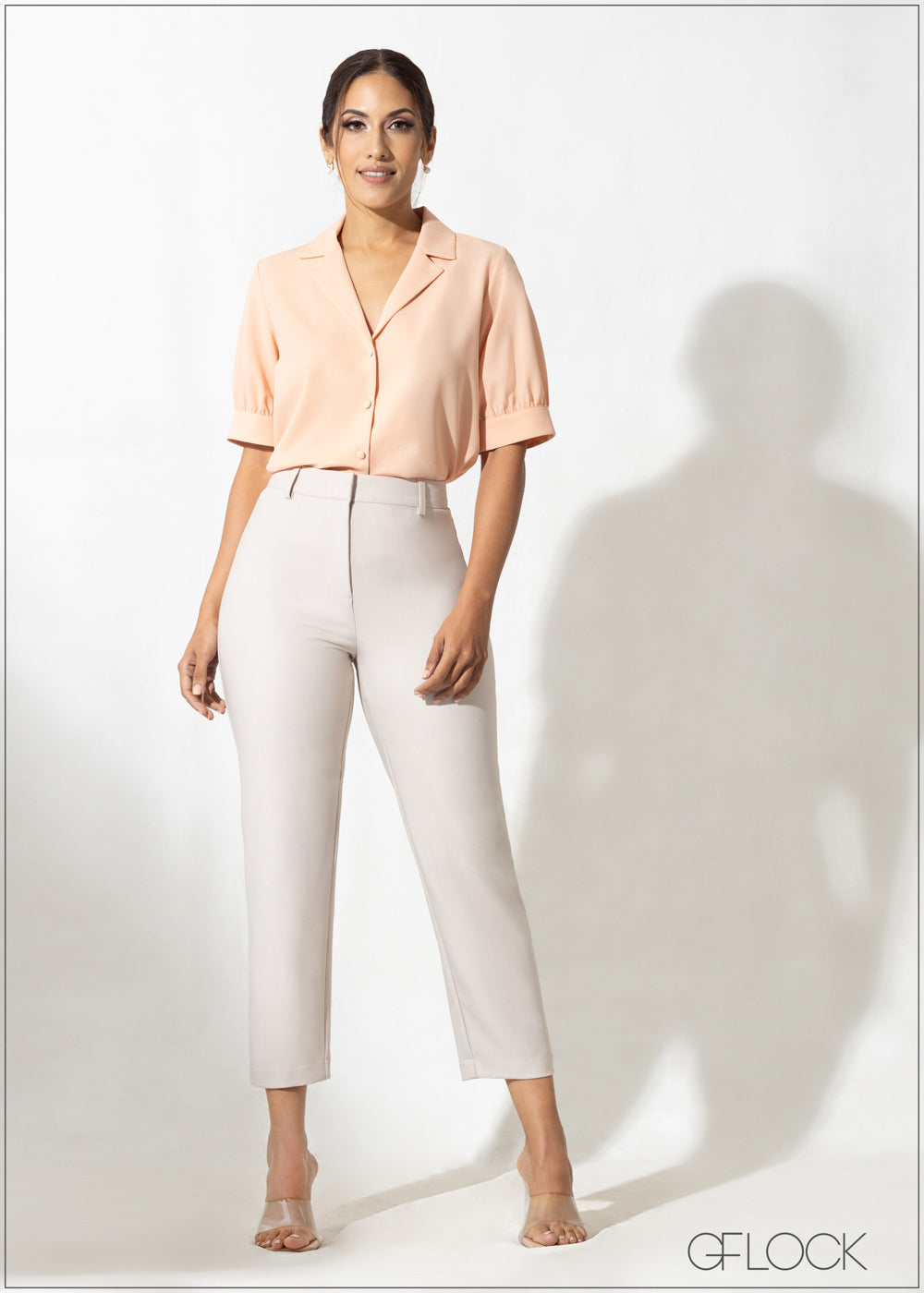 High Waist Tapered Pant - 300623