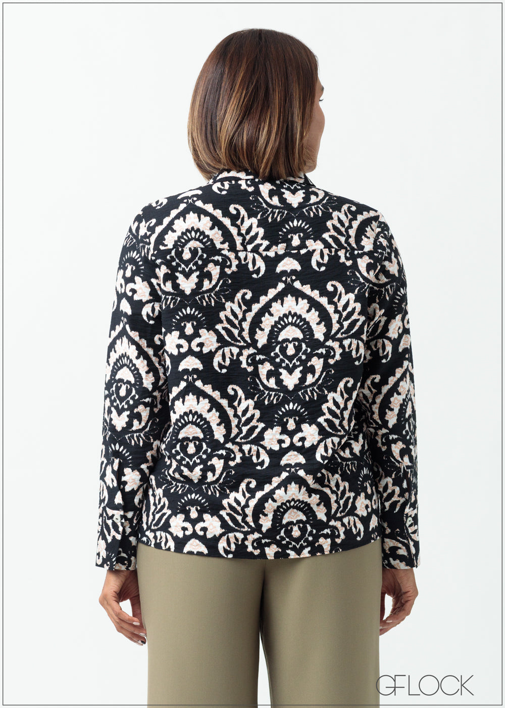 Printed Regular Collar Shirt - 160625