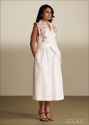 Embroidered Dress - 290526C