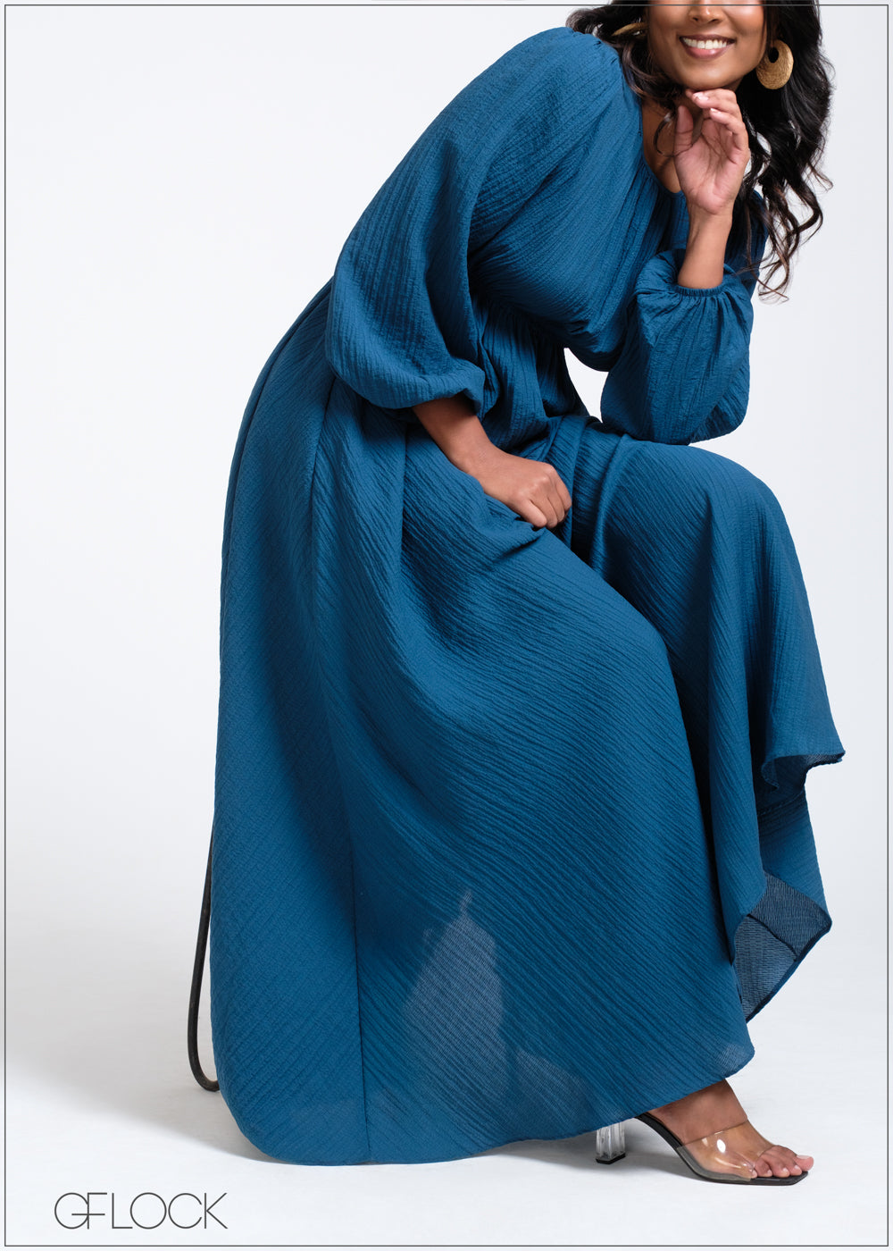 Long Sleeve Maxi Dress - 260525